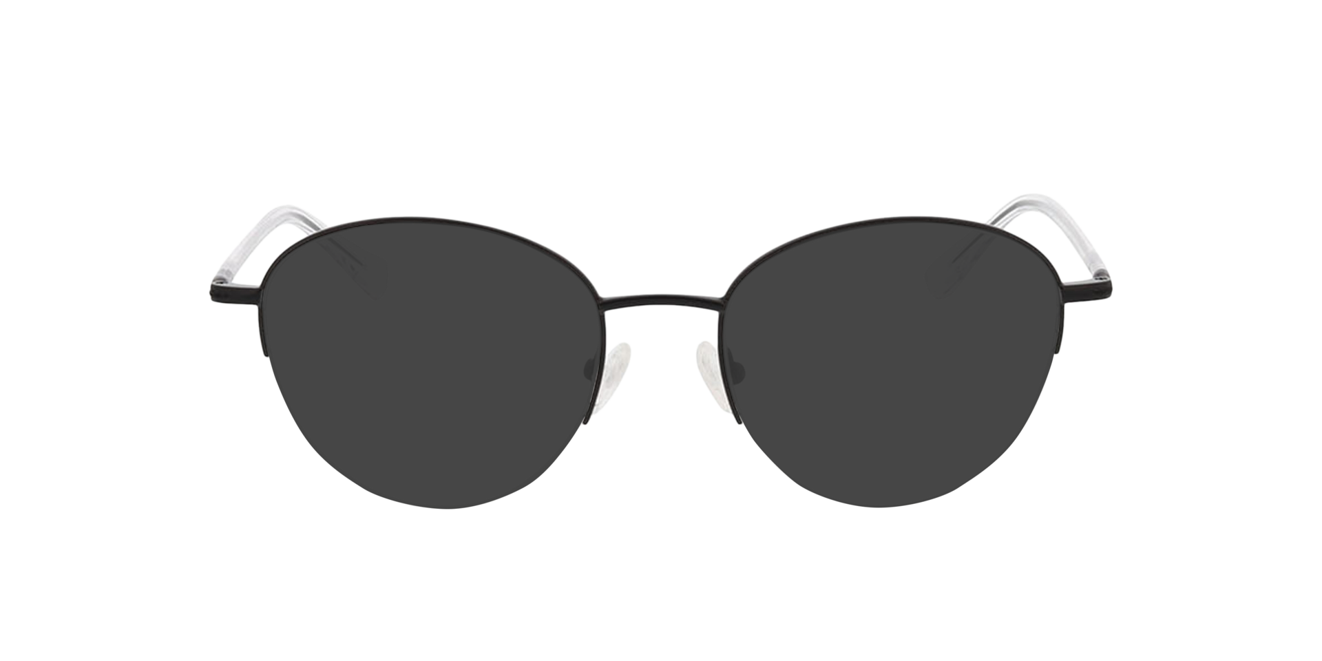 Portland Schwarz MetallEyeglass Frames von B24, mit getönten Gläsern