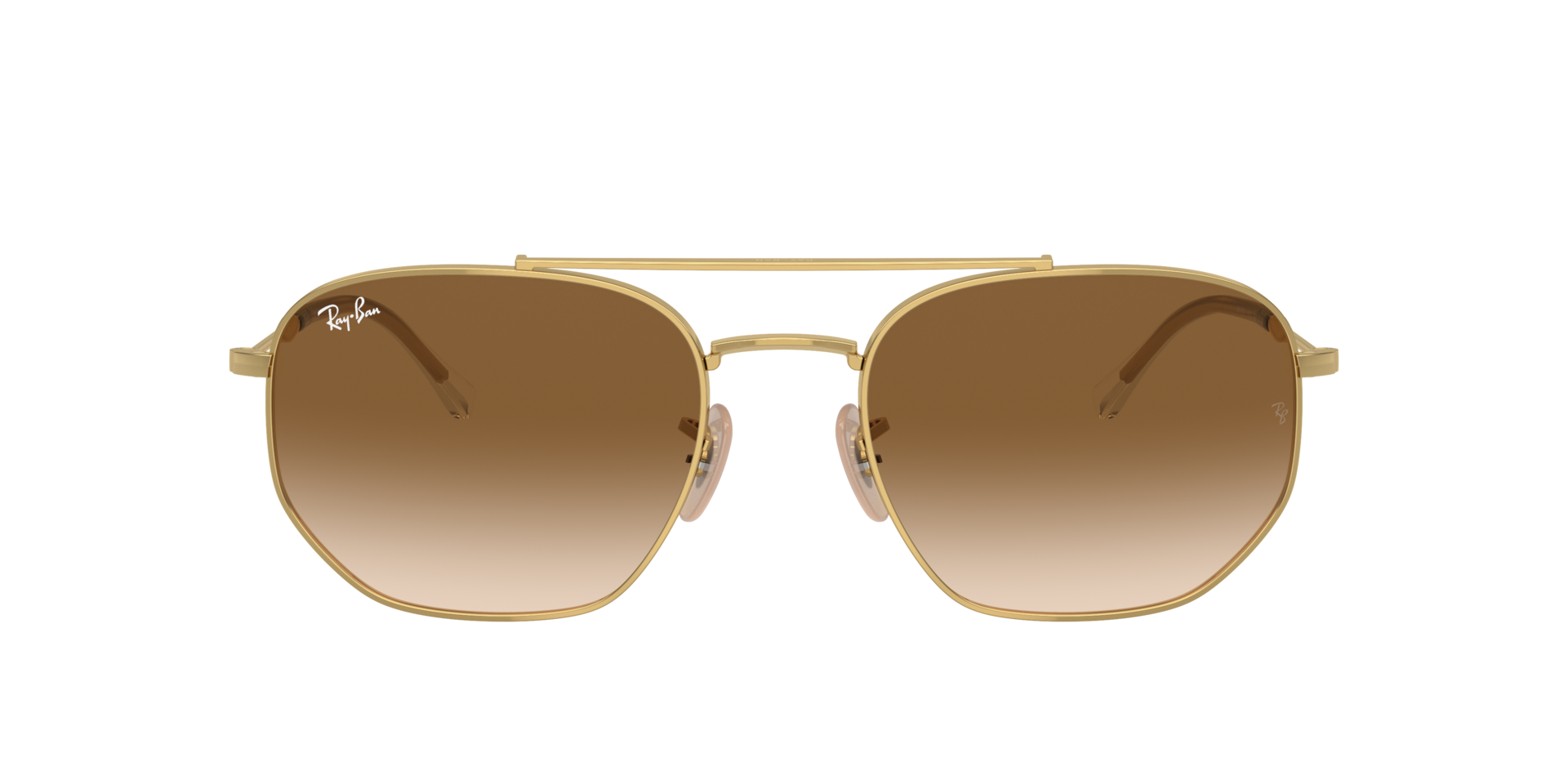 RB3707 Arista goud MetaalSunglass Frames van B24, met getinte lenzen