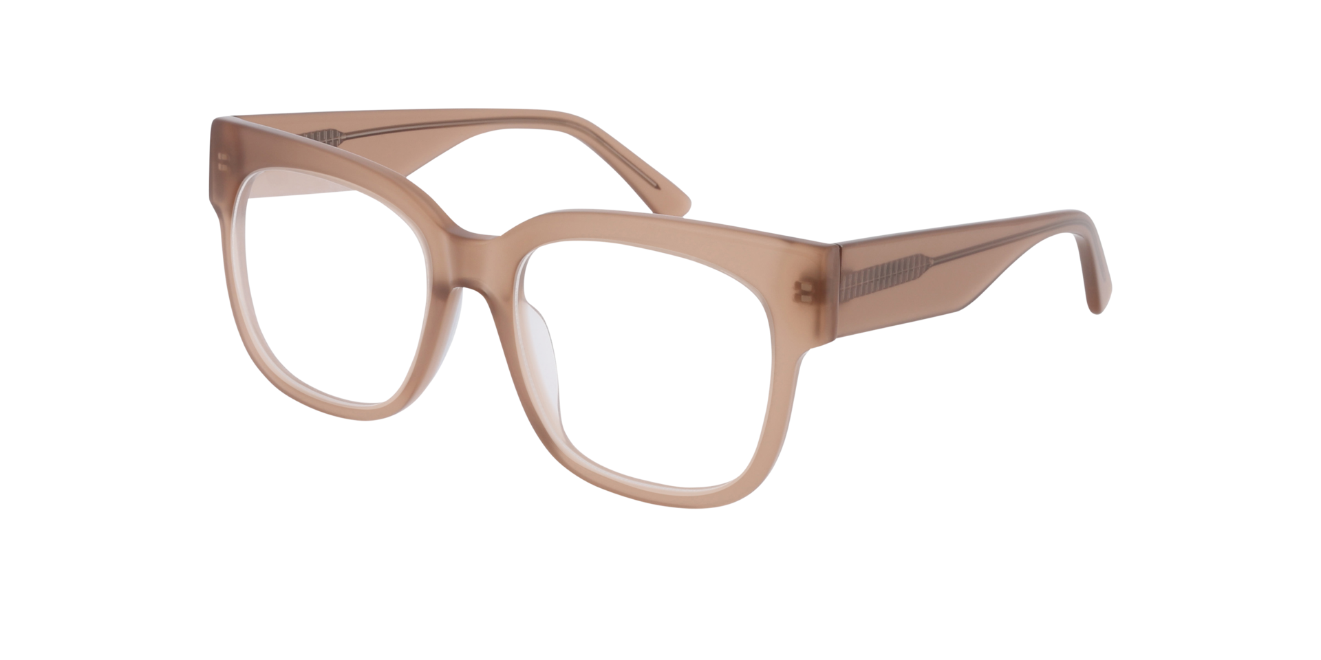 Riley Caramel AcetatEyeglass Frames von B24, Dreiviertelansicht