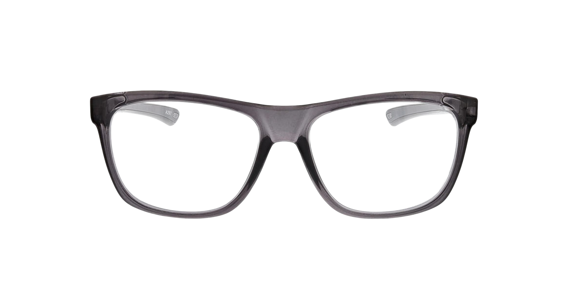 Flash Grijs KunststofEyeglass Frames van B24, Vooraanzicht