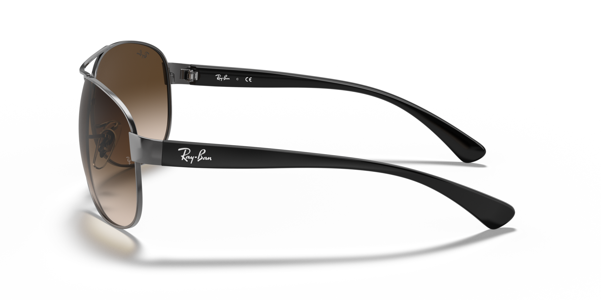 RB3386 Gunmetal MetallSunglass Frames von B24, Seitenansicht