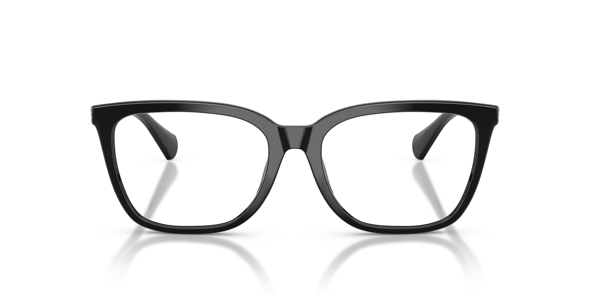 RA7178U Schwarz glänzend KunststoffEyeglass Frames von B24, Vorderansicht