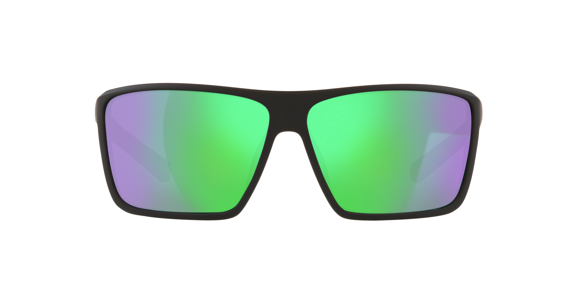 XD9023 Matt Schwarz KunststoffSunglass Frames von B24, Vorderansicht
