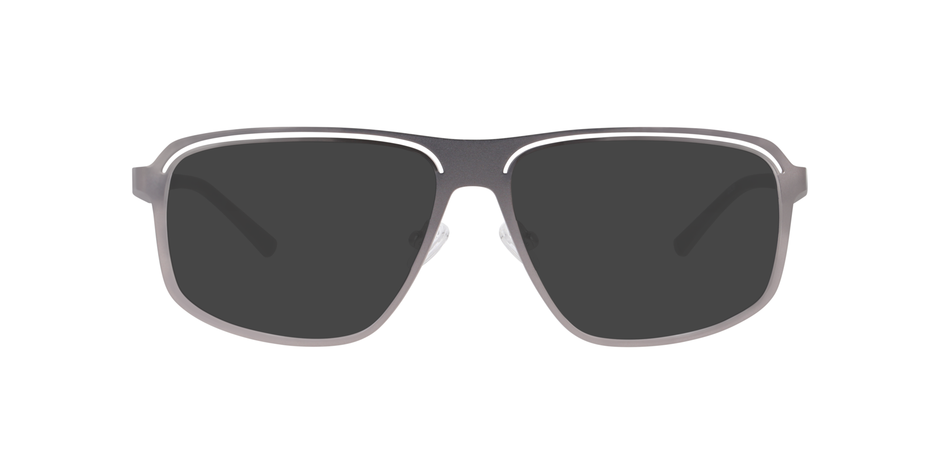 Oslo Silver & Grey MetaalEyeglass Frames van B24, met getinte lenzen