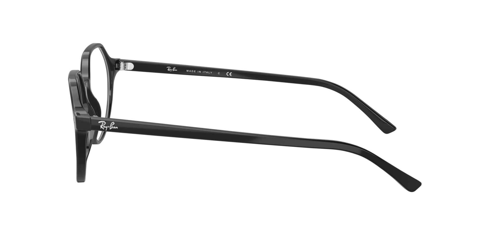 RB5395 Zwart AcetaatEyeglass Frames van B24, Zijaanzicht