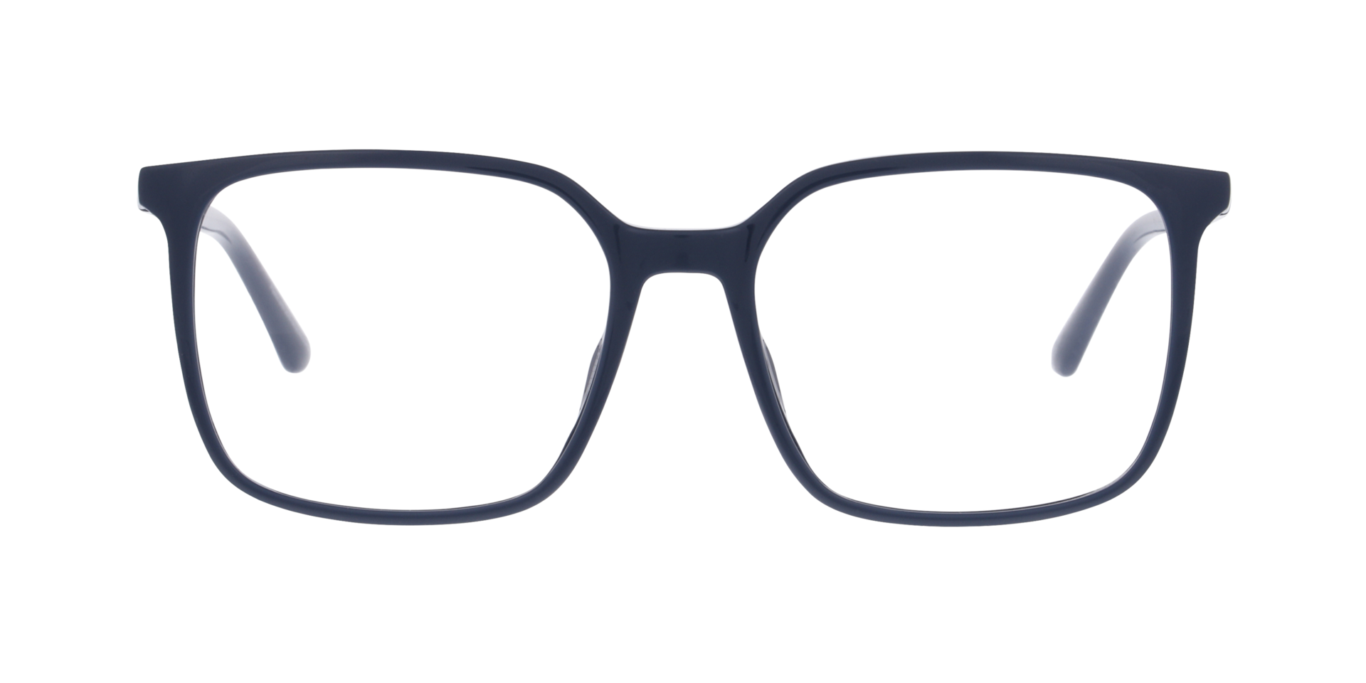 Jules Navy Blue KunststoffEyeglass Frames von B24, Vorderansicht