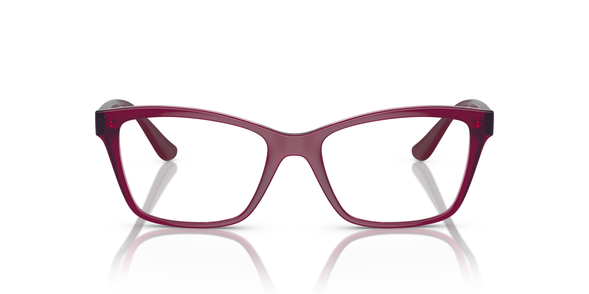 VO5420 Top violet & roze KunststofEyeglass Frames van B24, Vooraanzicht