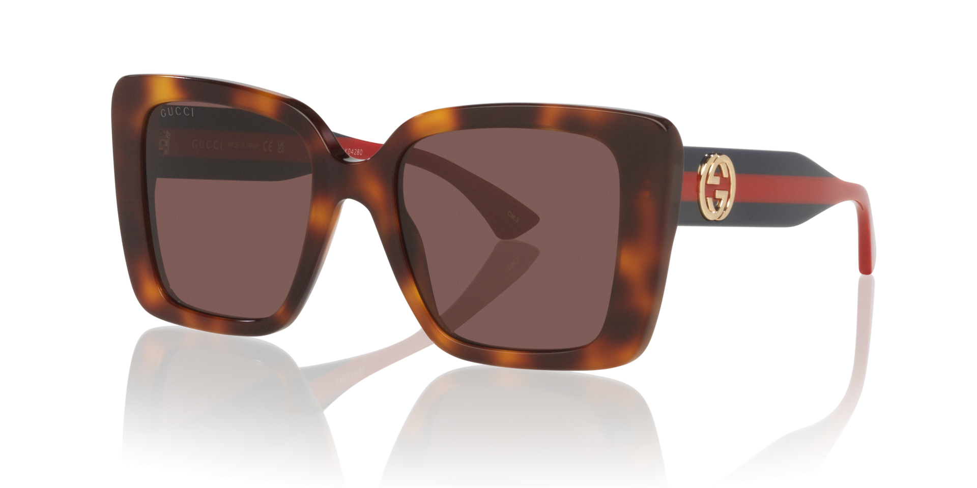 GG1861S Tortoise AcetatSunglass Frames von B24, Dreiviertelansicht