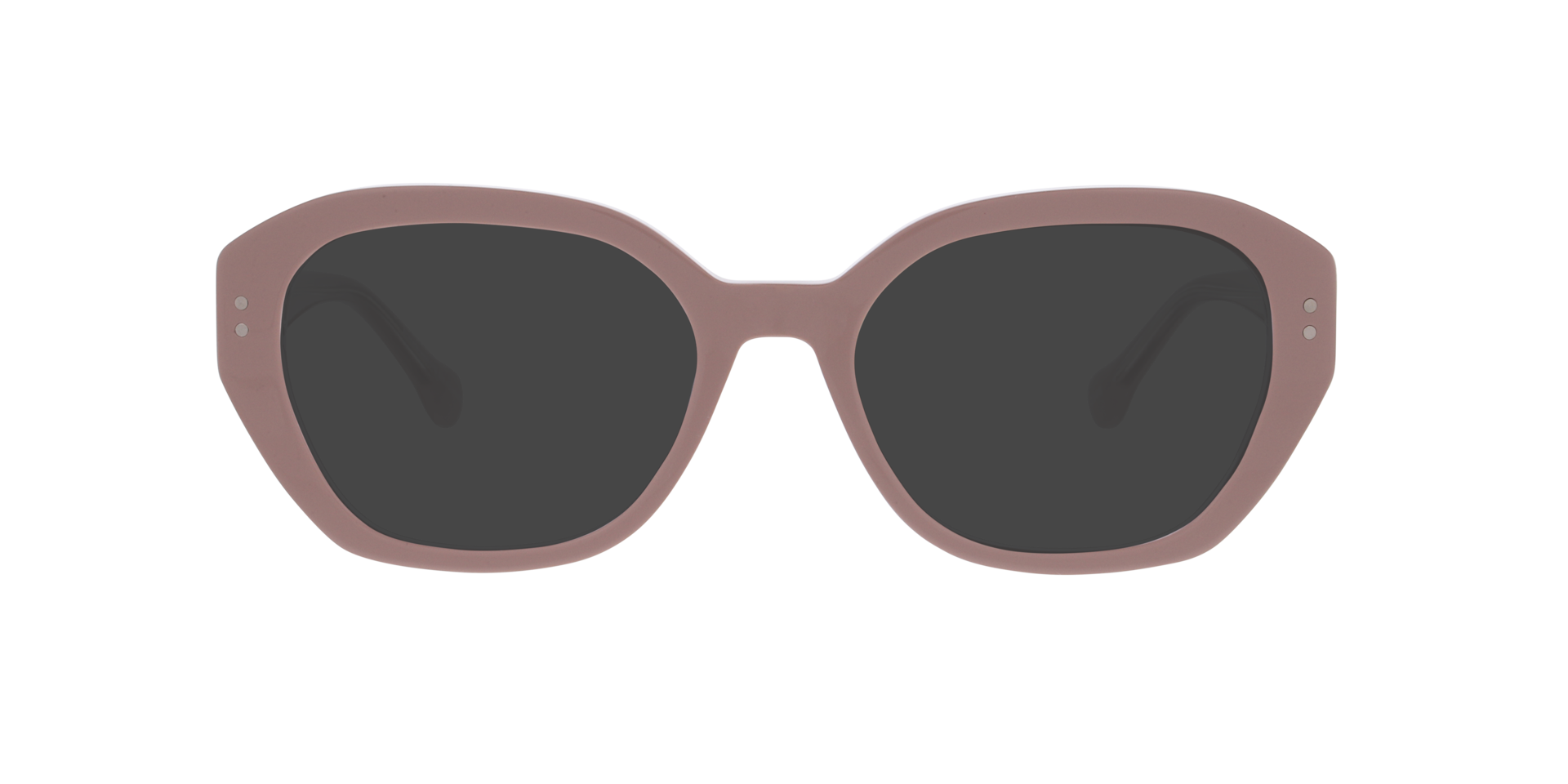 Larissa Bi Layer Nude & Crystal AcetaatEyeglass Frames van B24, met getinte lenzen