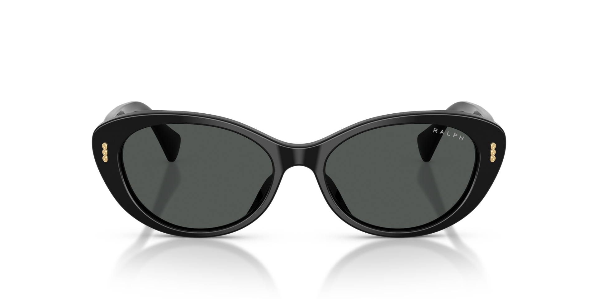 RA5350U Glanzend zwart AcetaatSunglass Frames van B24, Vooraanzicht