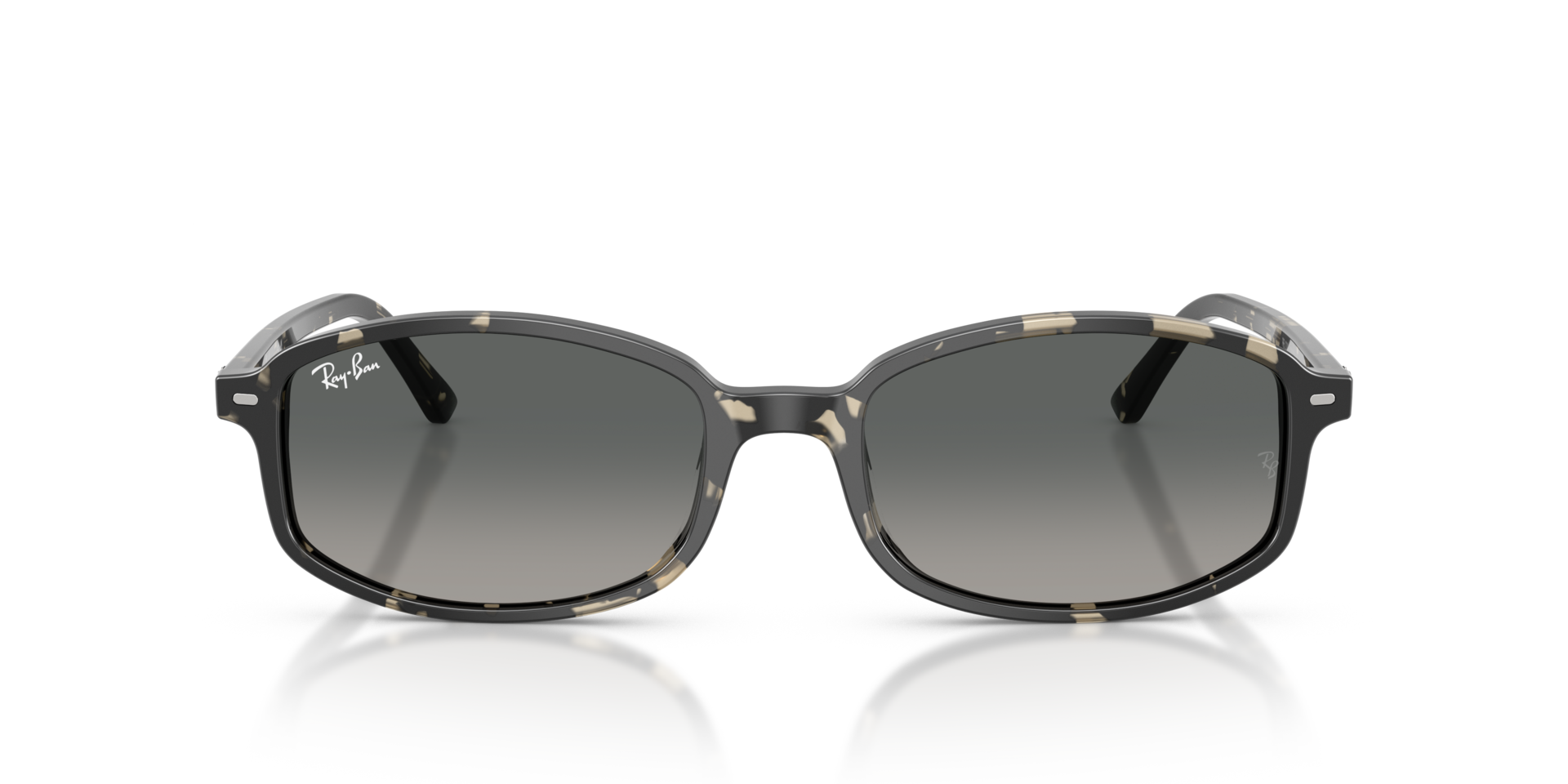 RB2232 Grijs Havana AcetaatSunglass Frames van B24, Vooraanzicht