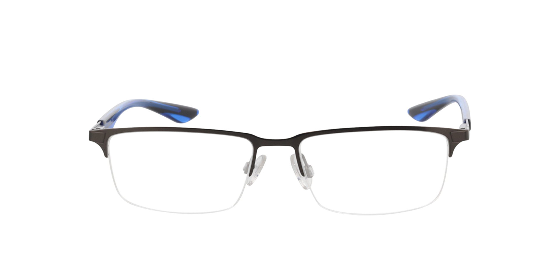 PU0064O Silber MetallEyeglass Frames von B24, Vorderansicht