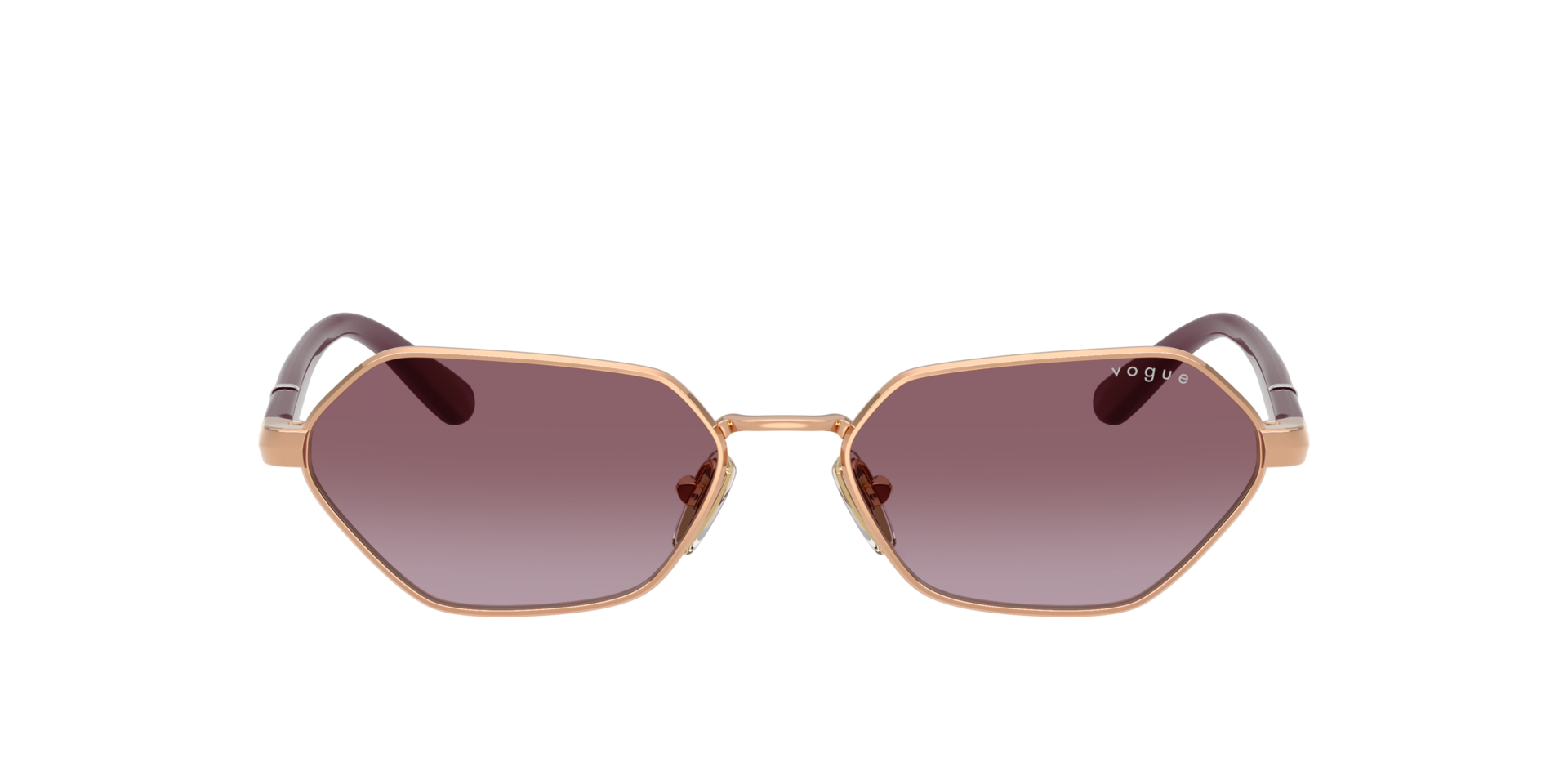 VO4349S Rotgold MetallSunglass Frames von B24, mit getönten Gläsern