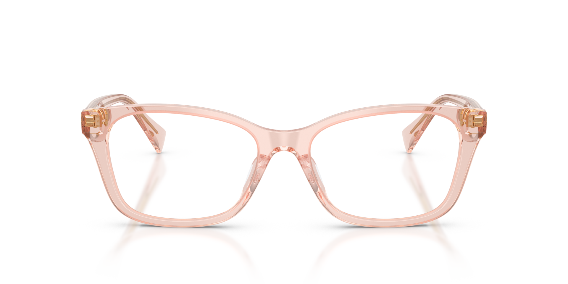 RA7202U Transparent Rose AcetatEyeglass Frames von B24, Vorderansicht