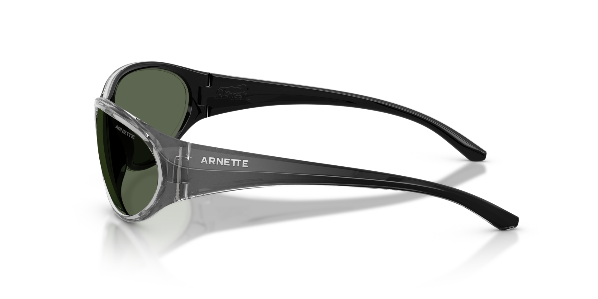 AN4368 Flashcoat Grey KunststoffSunglass Frames von B24, Seitenansicht