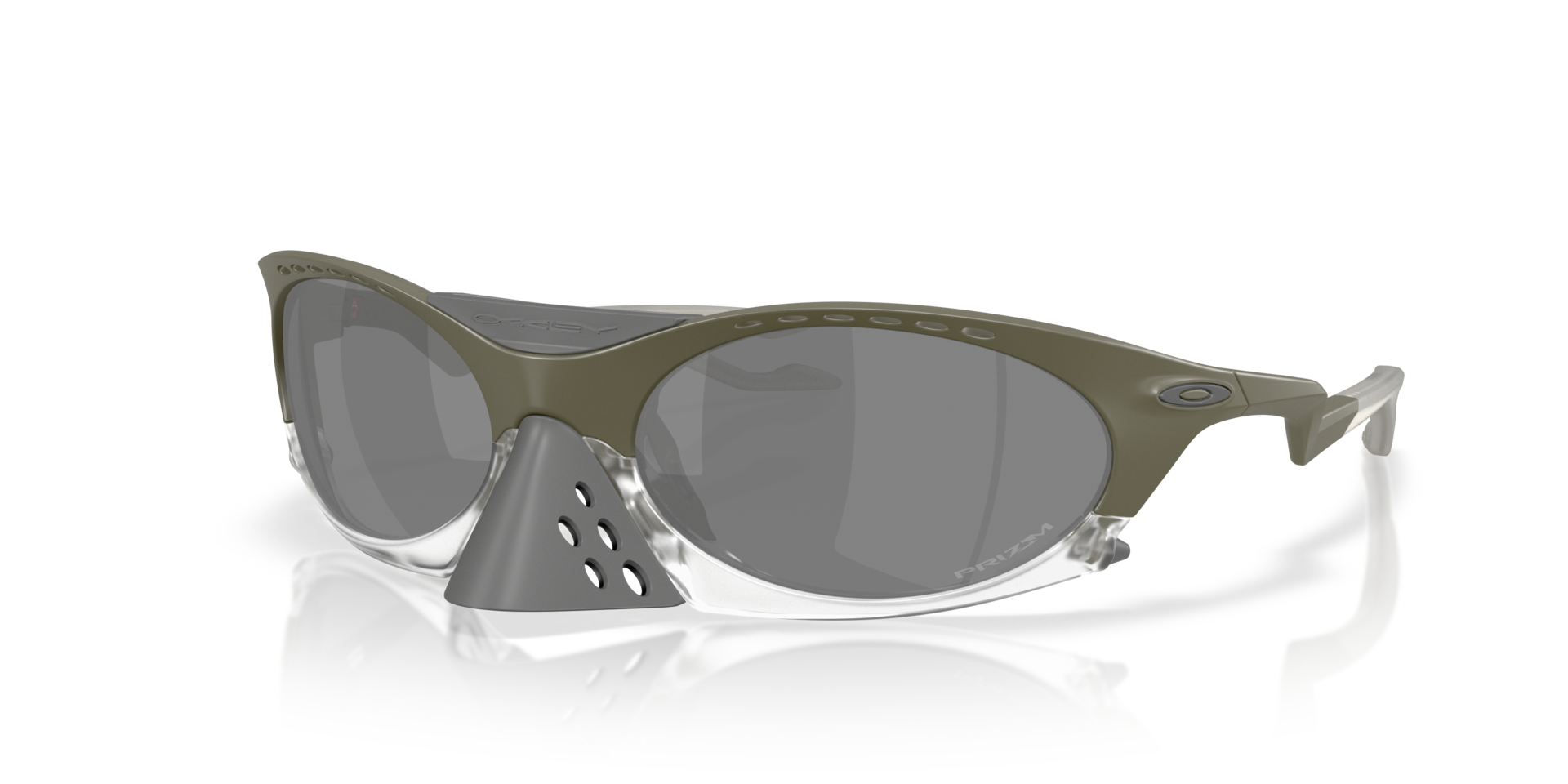 Plantaris Latitude Collection Matte Moss Green KunststofSunglass Frames van B24, Hoekweergave