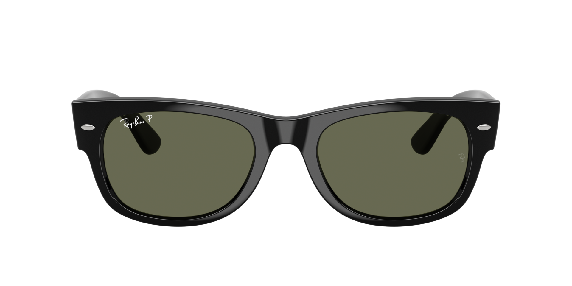 RB0832S Zwart KunststofSunglass Frames van B24, met getinte lenzen