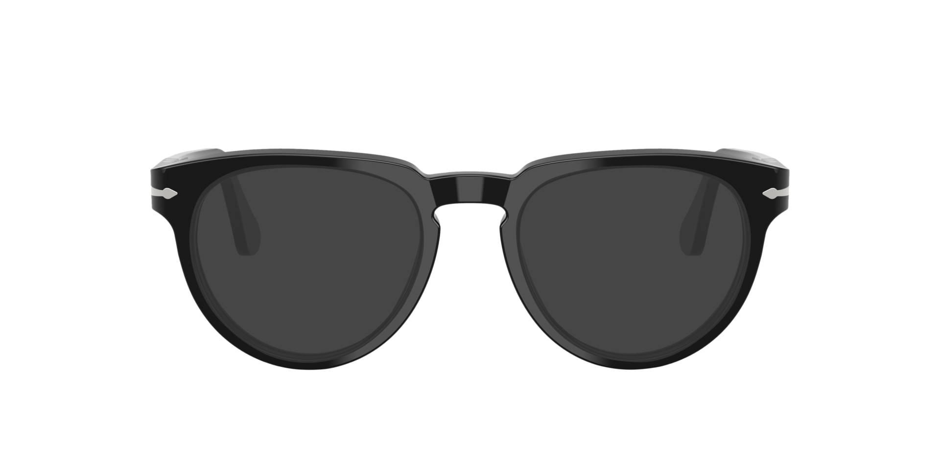PO3377V Zwart AcetaatEyeglass Frames van B24, met getinte lenzen