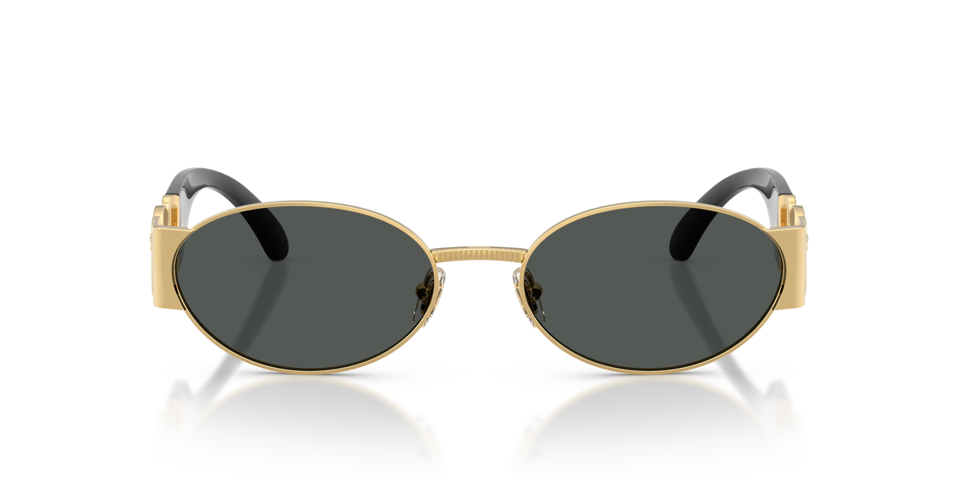 VE2299 Goud MetaalSunglass Frames van B24, Vooraanzicht