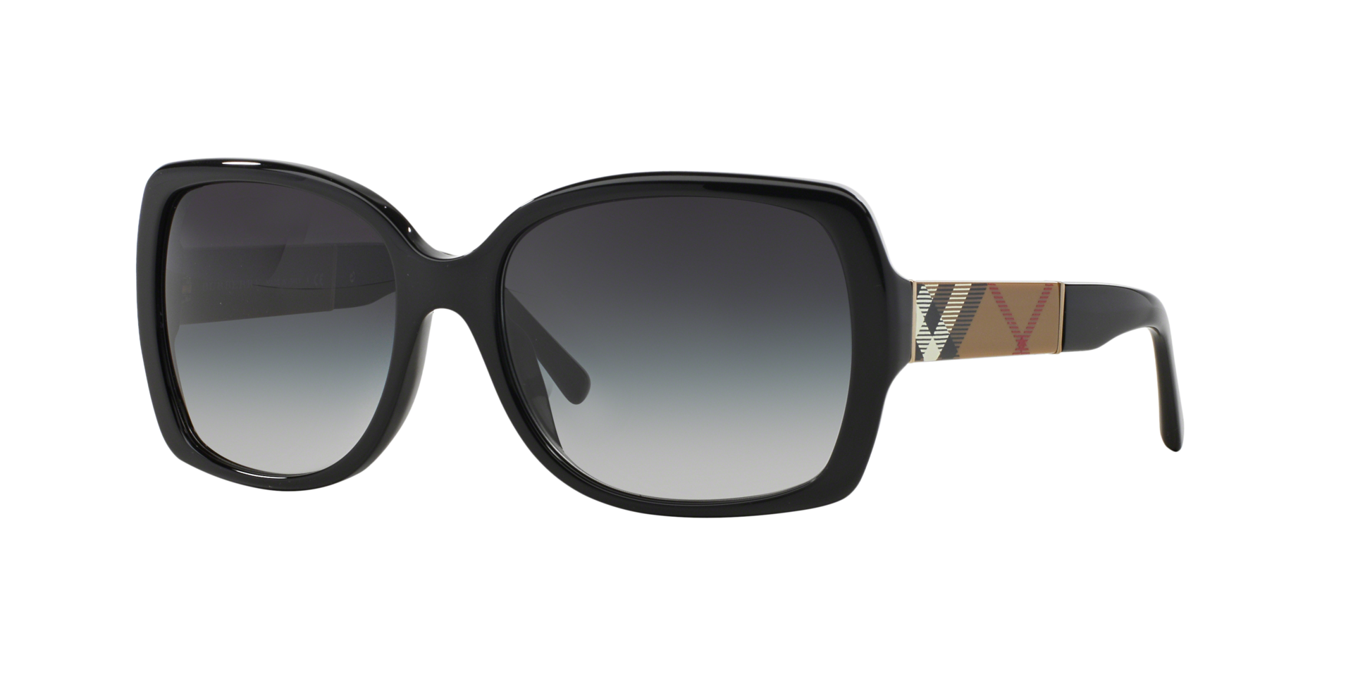 BE4160 Schwarz AcetatSunglass Frames von B24, Dreiviertelansicht