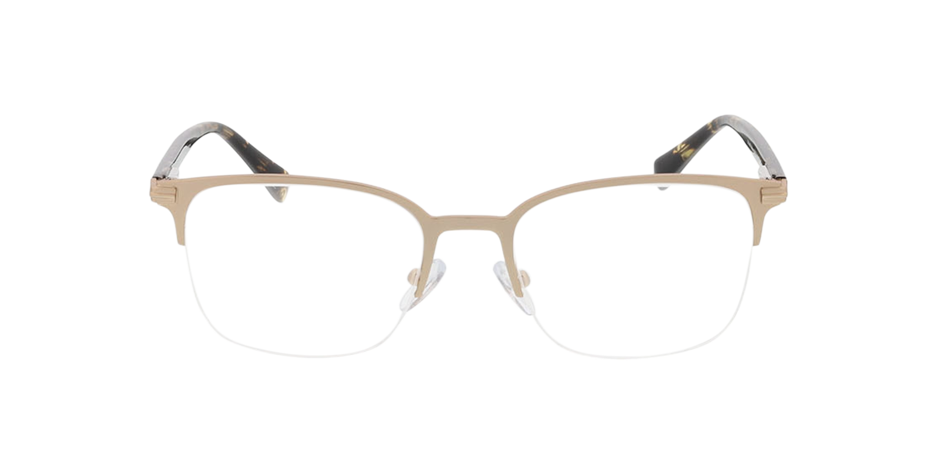 Alabama Matt Gold  &  Havana MetallEyeglass Frames von B24, Vorderansicht