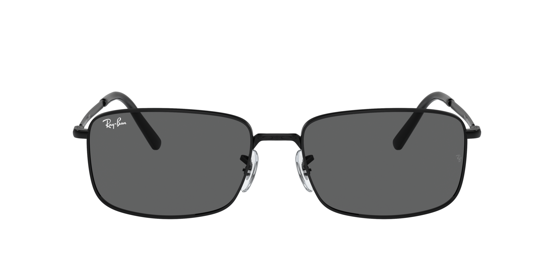RB3717 Schwarz MetallSunglass Frames von B24, mit getönten Gläsern