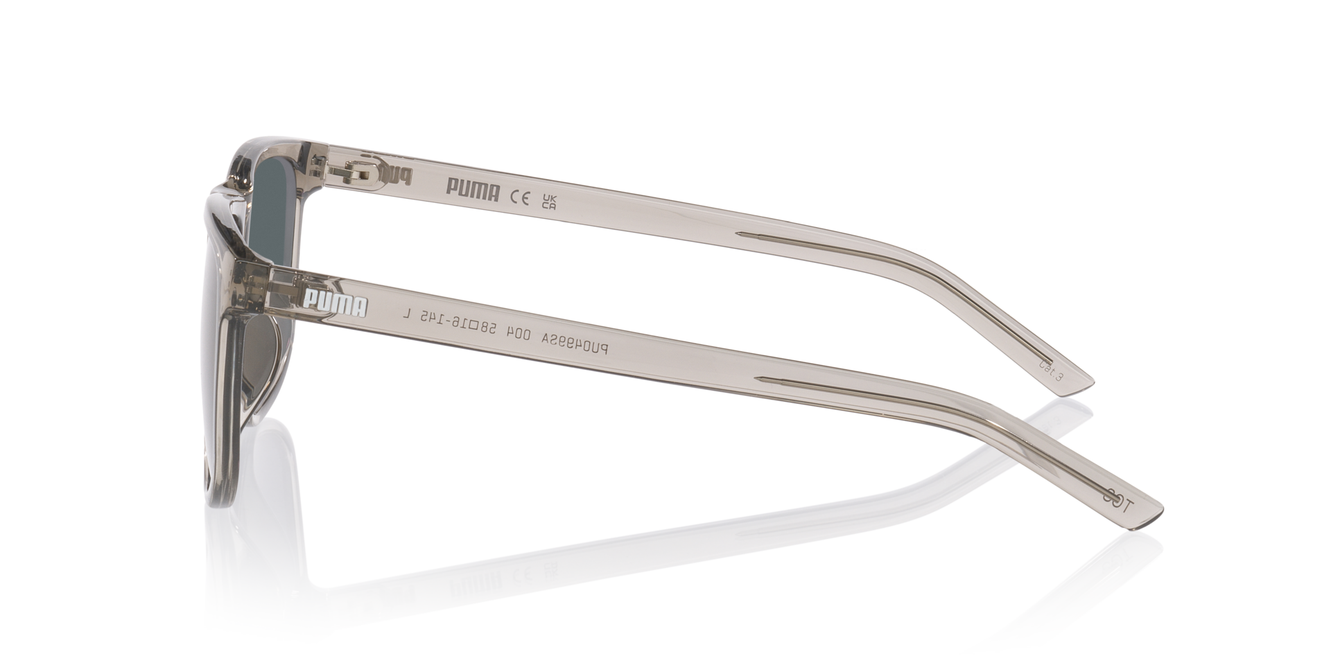 PU0499SA Grijs KunststofSunglass Frames van B24, Zijaanzicht
