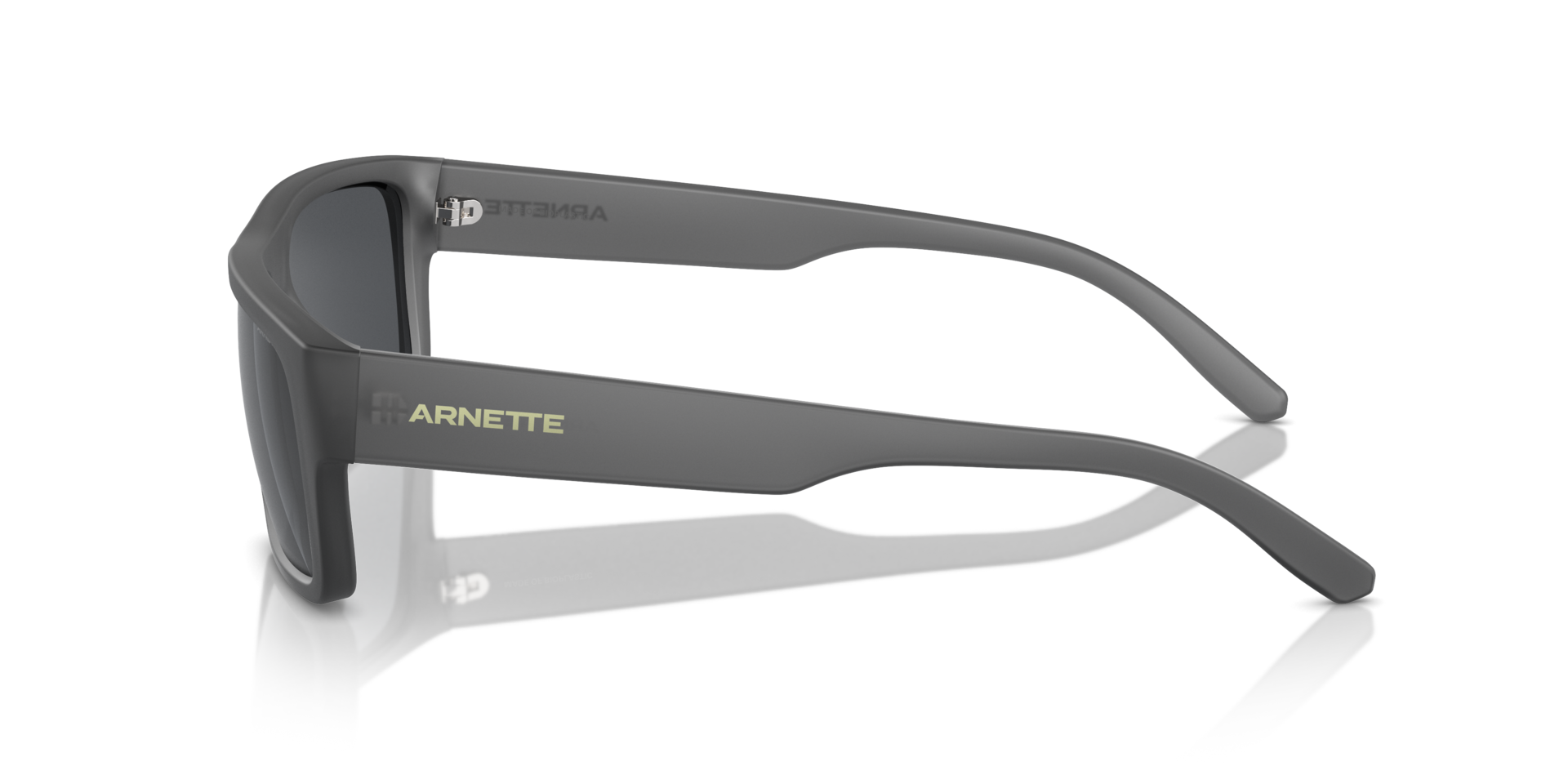 AN4338 Frosted Grey KunststofSunglass Frames van B24, Zijaanzicht