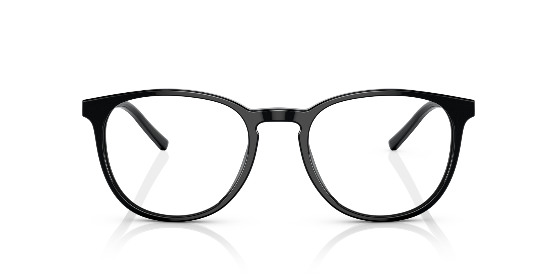 DG3366 Zwart AcetaatEyeglass Frames van B24, Vooraanzicht