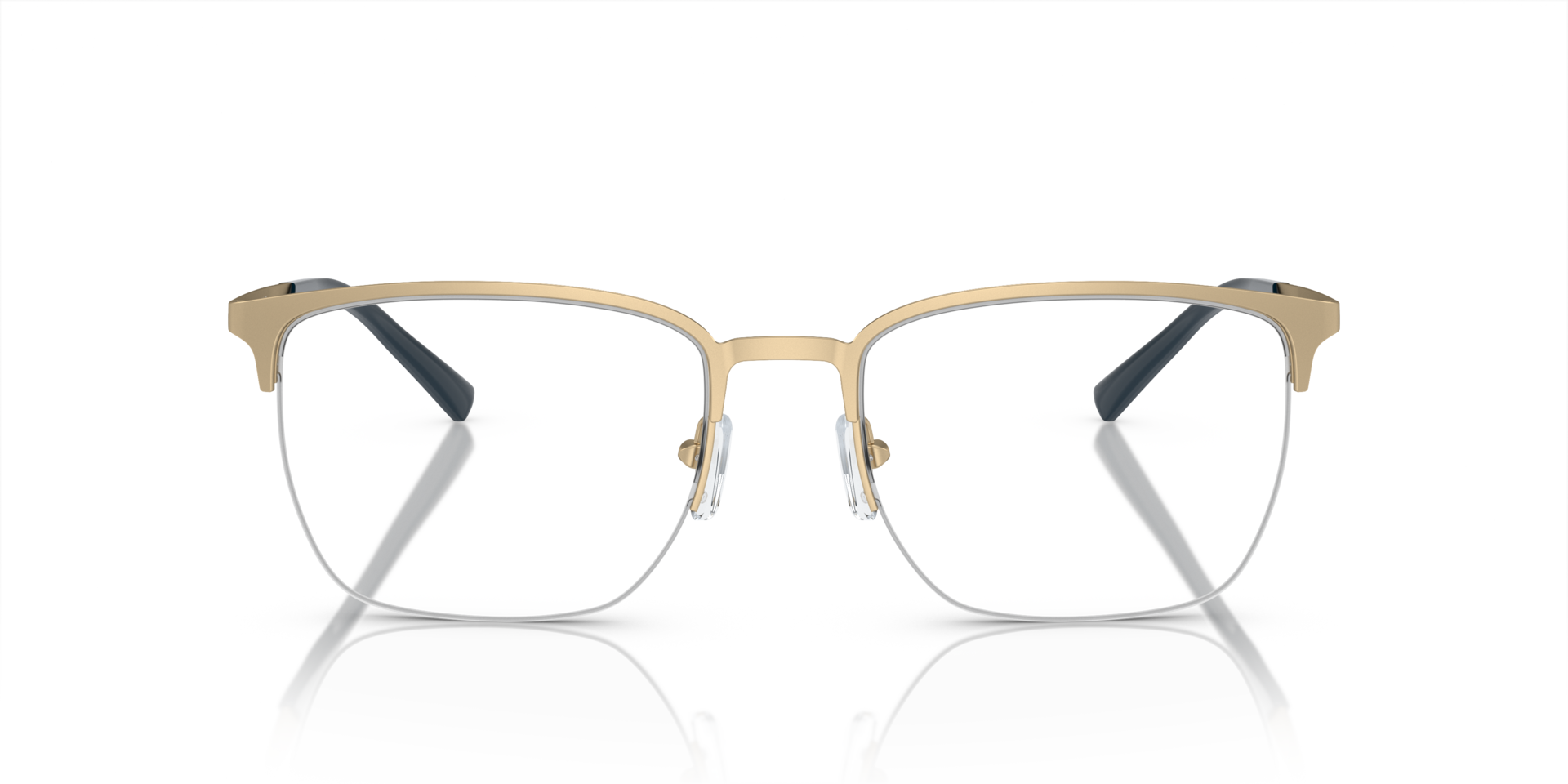 EA1151 Mat lichtgoud MetaalEyeglass Frames van B24, Vooraanzicht