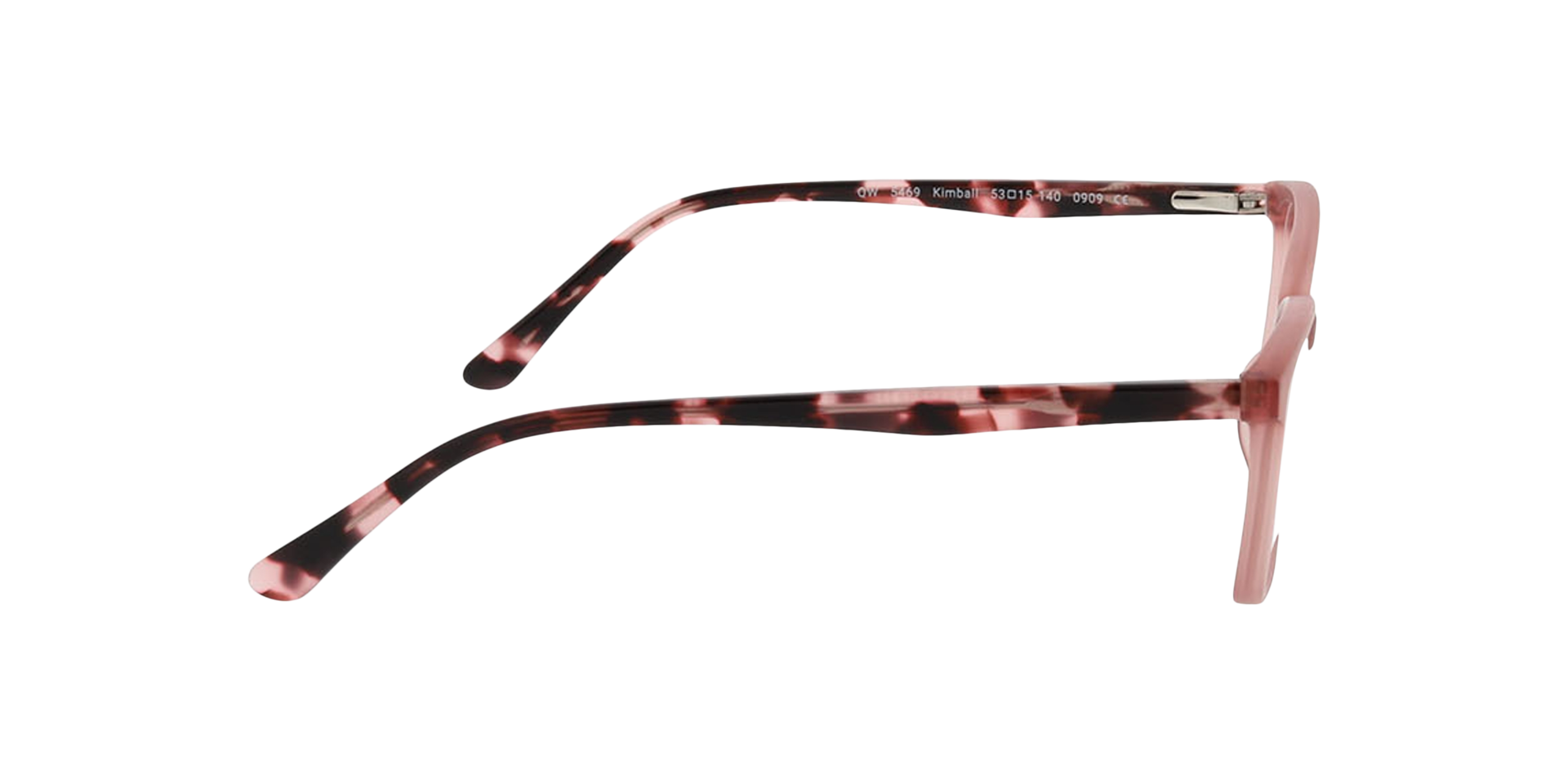Kimball Kristalroze KunststofEyeglass Frames van B24, Zijaanzicht
