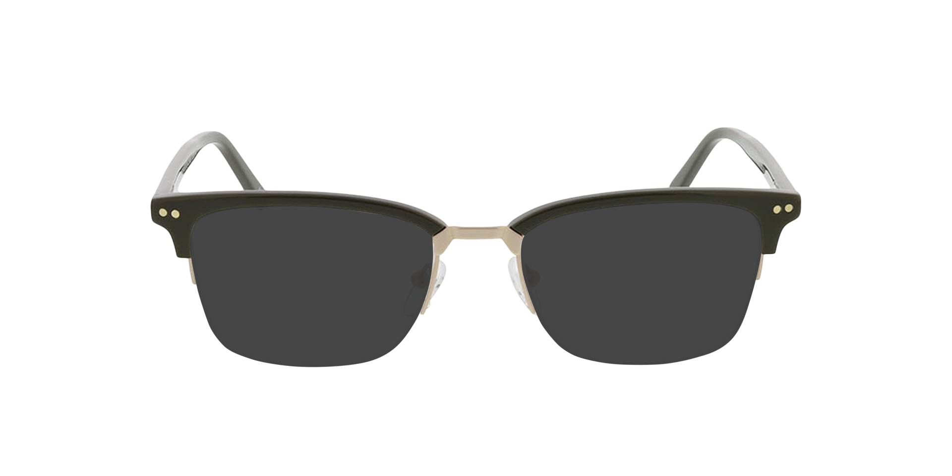 Newton Khaki MetallEyeglass Frames von B24, mit getönten Gläsern