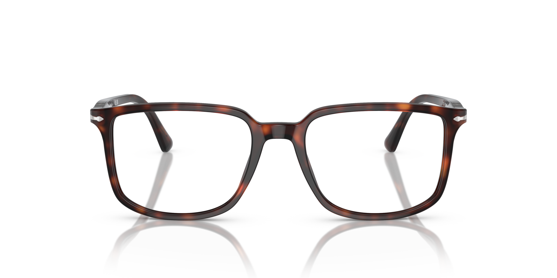 PO3275V Havana AcetaatEyeglass Frames van B24, Vooraanzicht