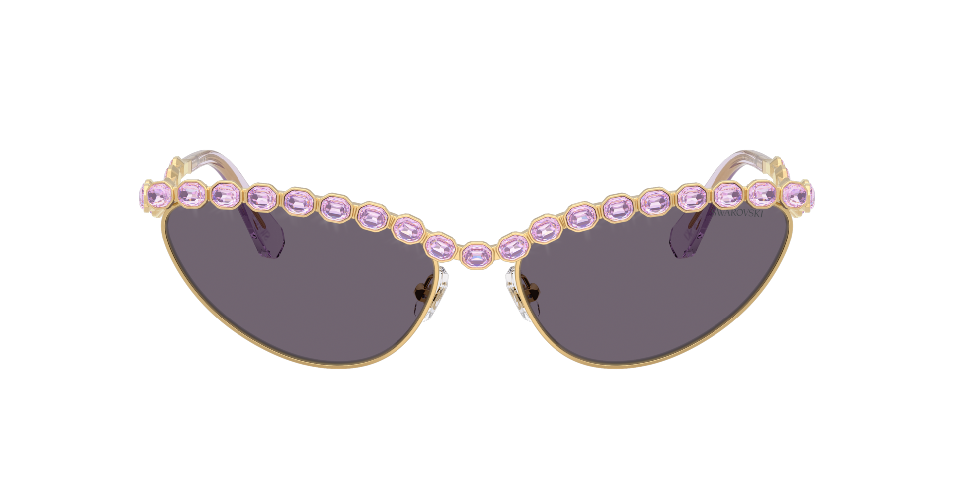 SK7030 Goud MetaalSunglass Frames van B24, met getinte lenzen