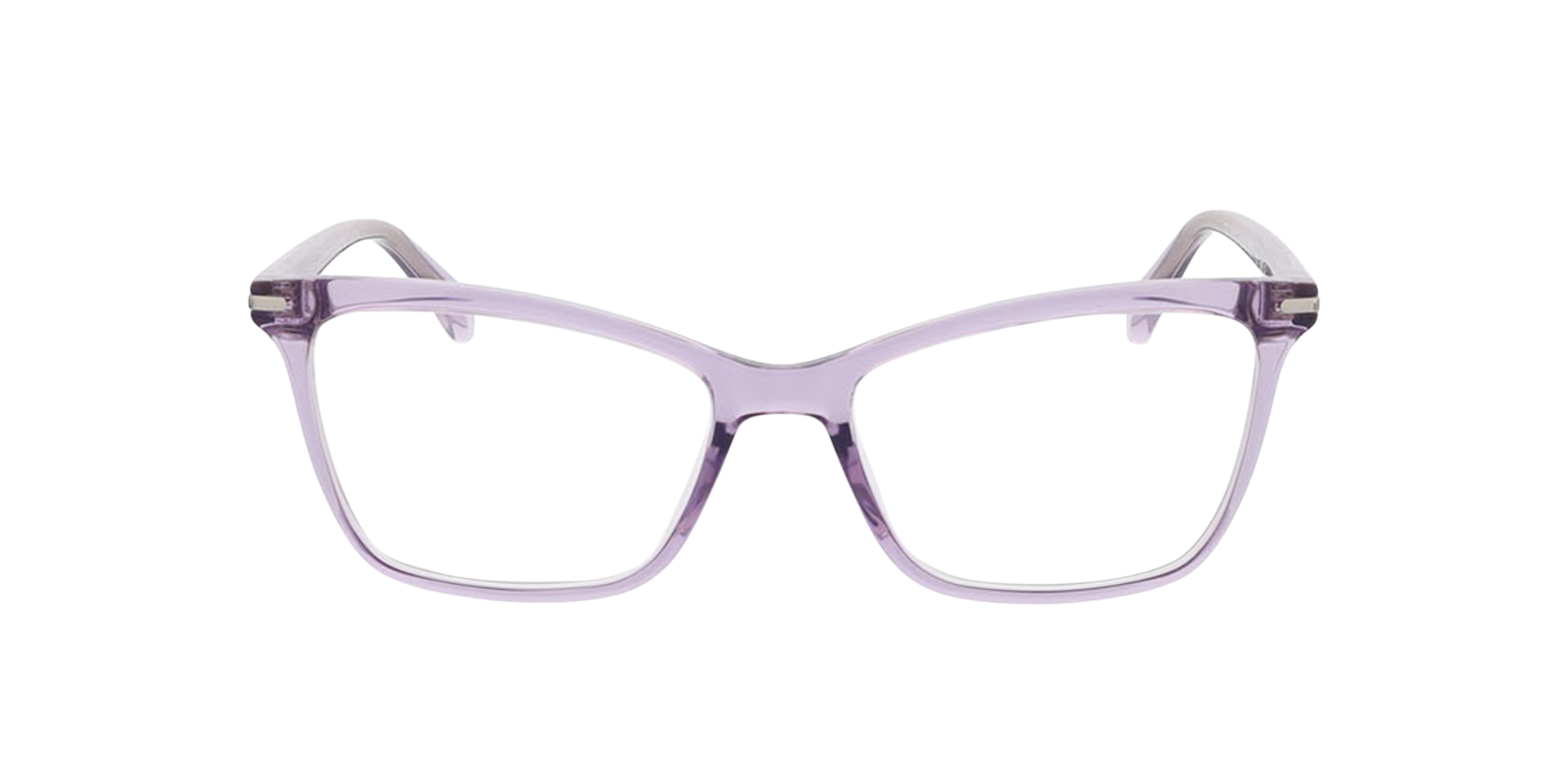Aurora Crystal Lavender KunststoffEyeglass Frames von B24, Vorderansicht