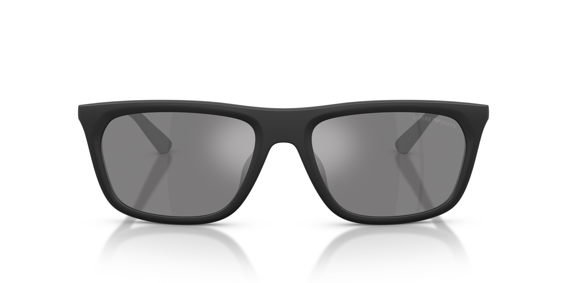 EA4272U Matt Schwarz KunststoffSunglass Frames von B24, Vorderansicht
