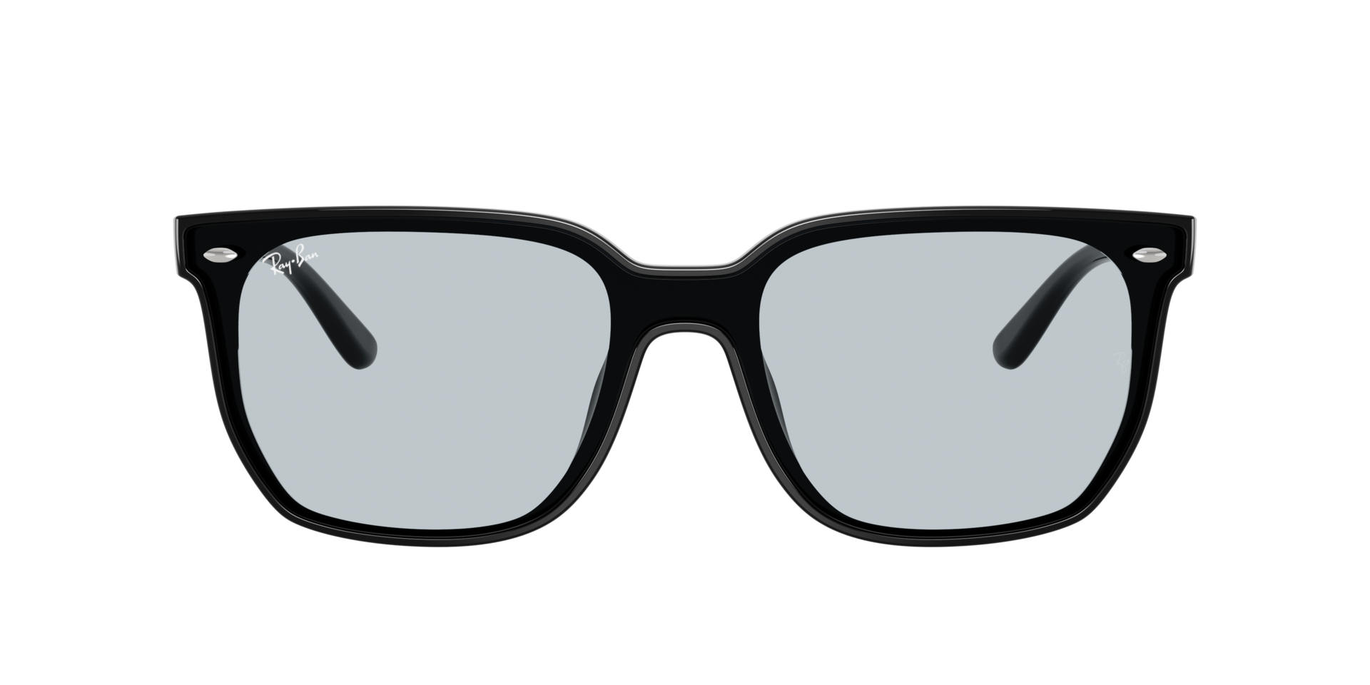 RB4466D Zwart KunststofSunglass Frames van B24, met getinte lenzen