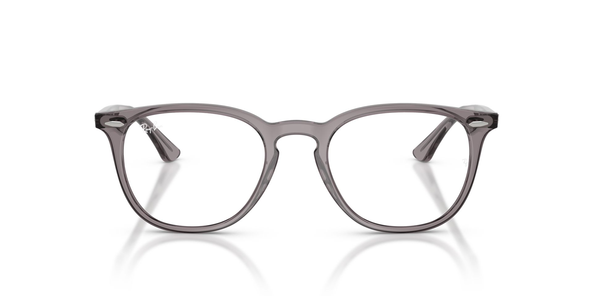 RB7159 Grau transparent KunststoffEyeglass Frames von B24, Vorderansicht