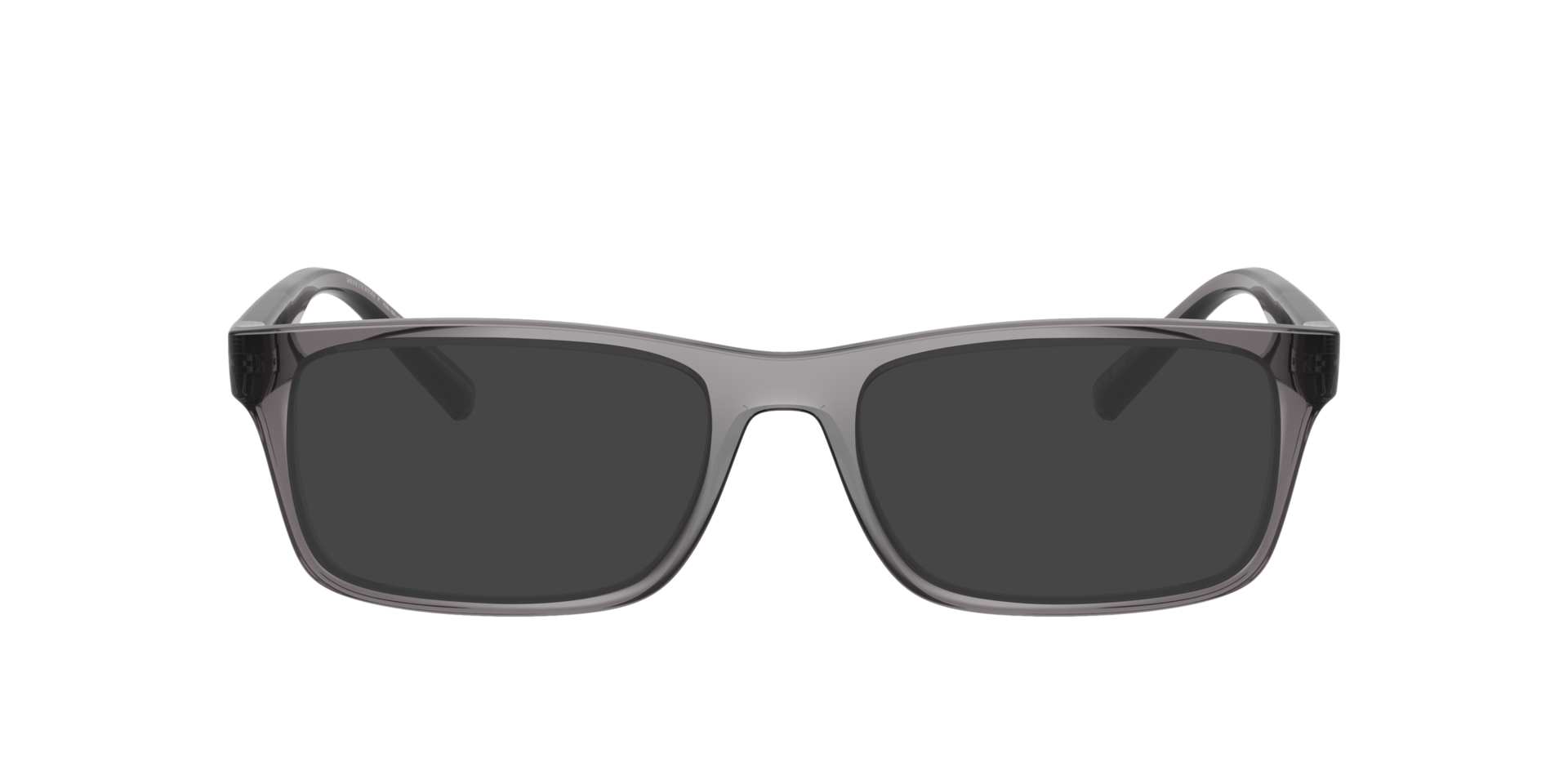 AX3115 Glanzend Transparant Grijs KunststofEyeglass Frames van B24, met getinte lenzen