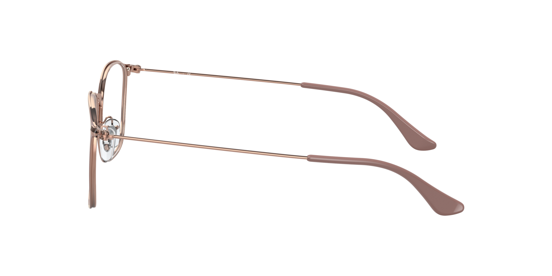 RB6466 Beige op koper MetaalEyeglass Frames van B24, Zijaanzicht