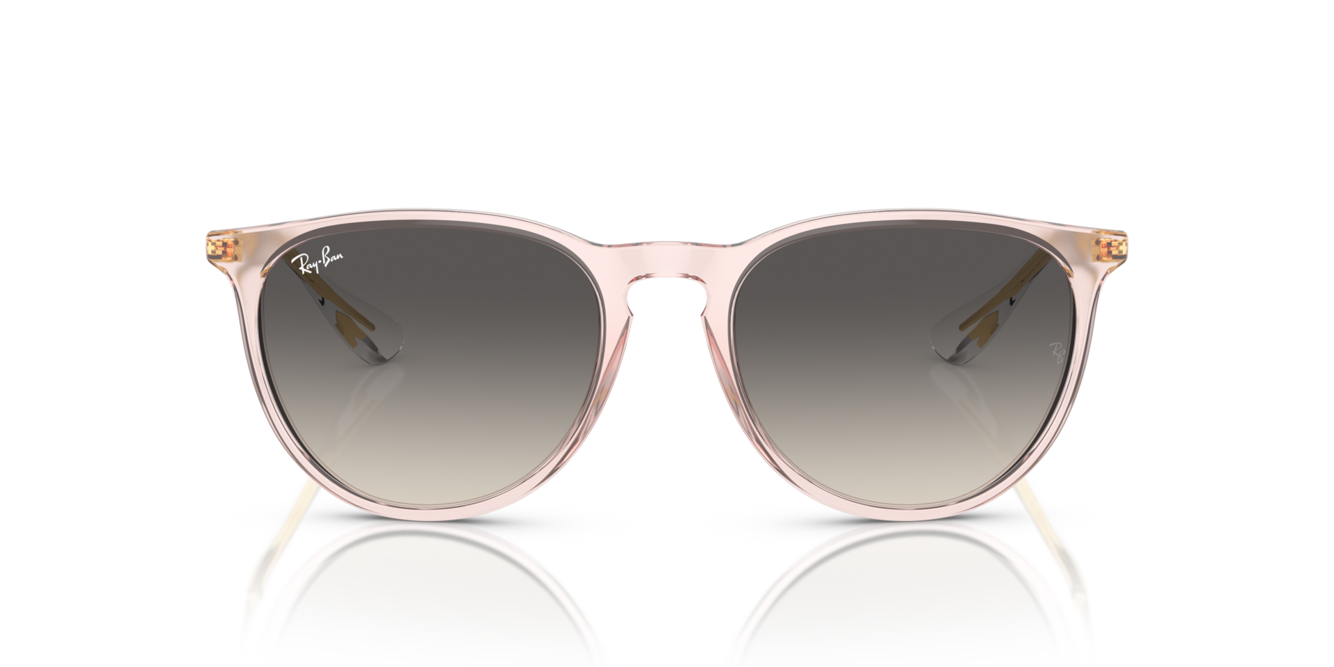 RB4171 Transparant Roze KunststofSunglass Frames van B24, Vooraanzicht