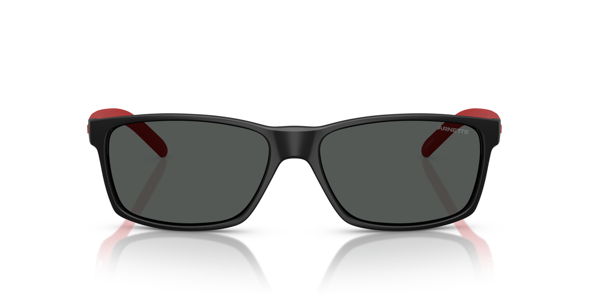 AN4185 Matzwart KunststofSunglass Frames van B24, Vooraanzicht
