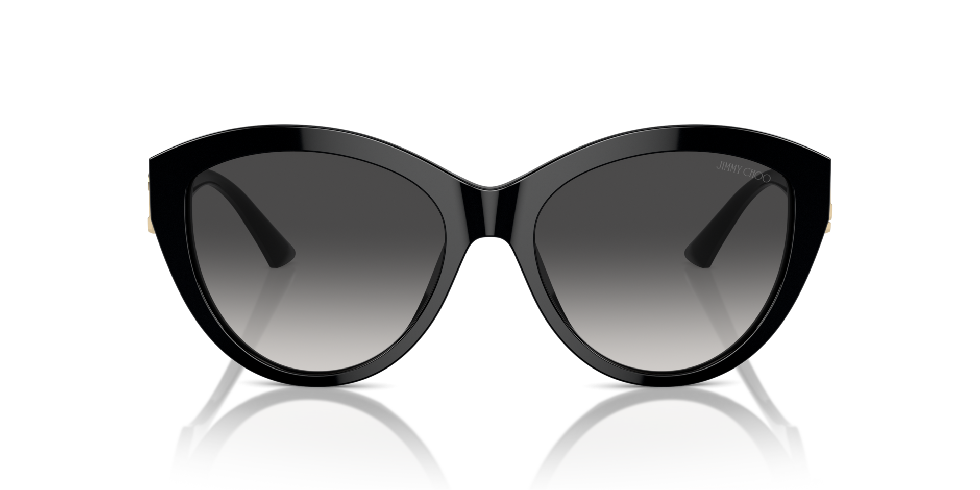 JC5007 Zwart AcetaatSunglass Frames van B24, Vooraanzicht