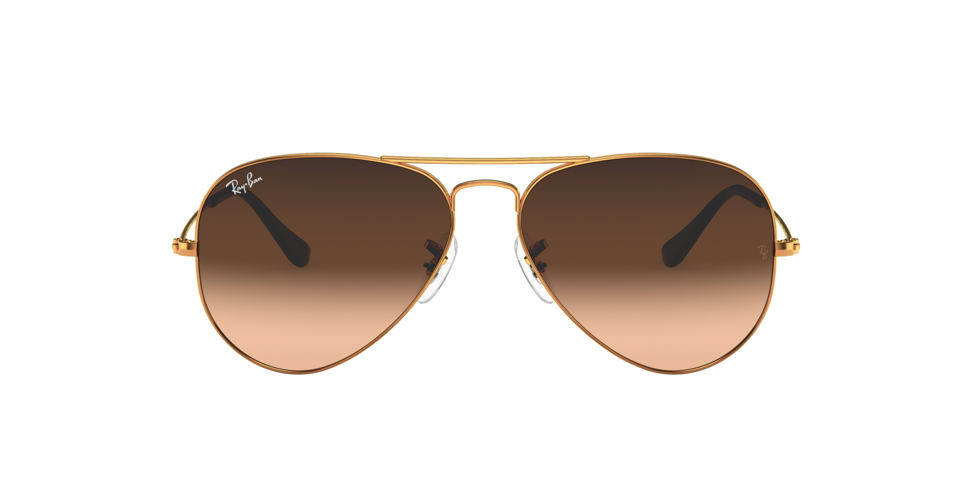 RB3025 Hellbraun MetallSunglass Frames von B24, mit getönten Gläsern