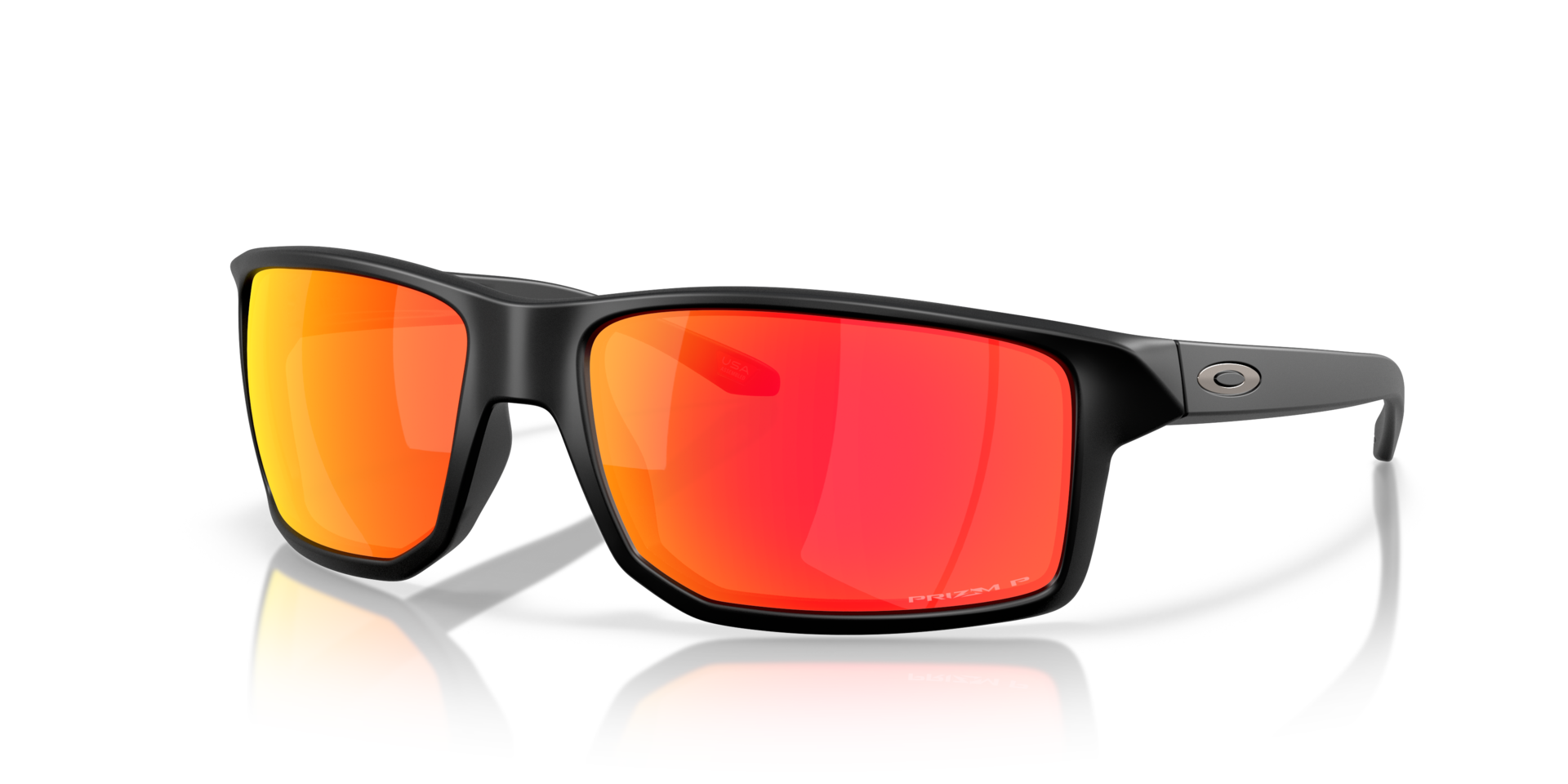 Gibston XL Matt Schwarz KunststoffSunglass Frames von B24, Dreiviertelansicht