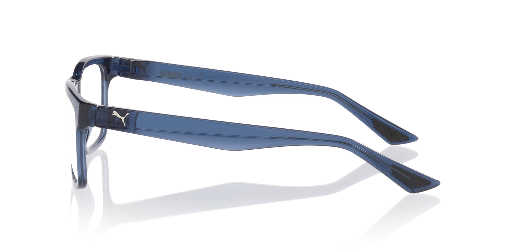 PU0509O Blauw licht KunststofEyeglass Frames van B24, Zijaanzicht