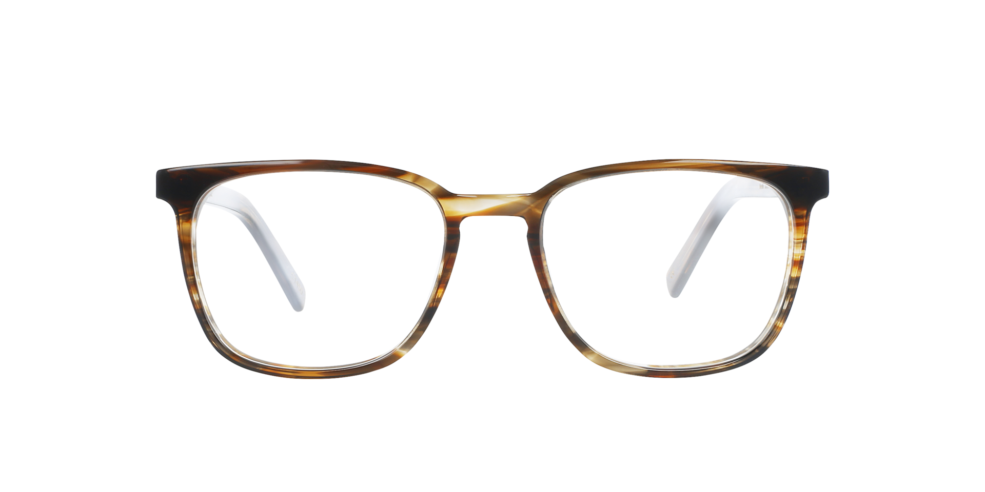 Berlin CT Brown Horizon AcetatEyeglass Frames von B24, Vorderansicht