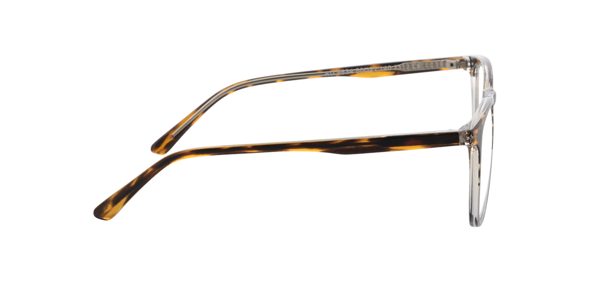 Utah Gradient Havana Blue  &  Havana AcetatEyeglass Frames von B24, Seitenansicht