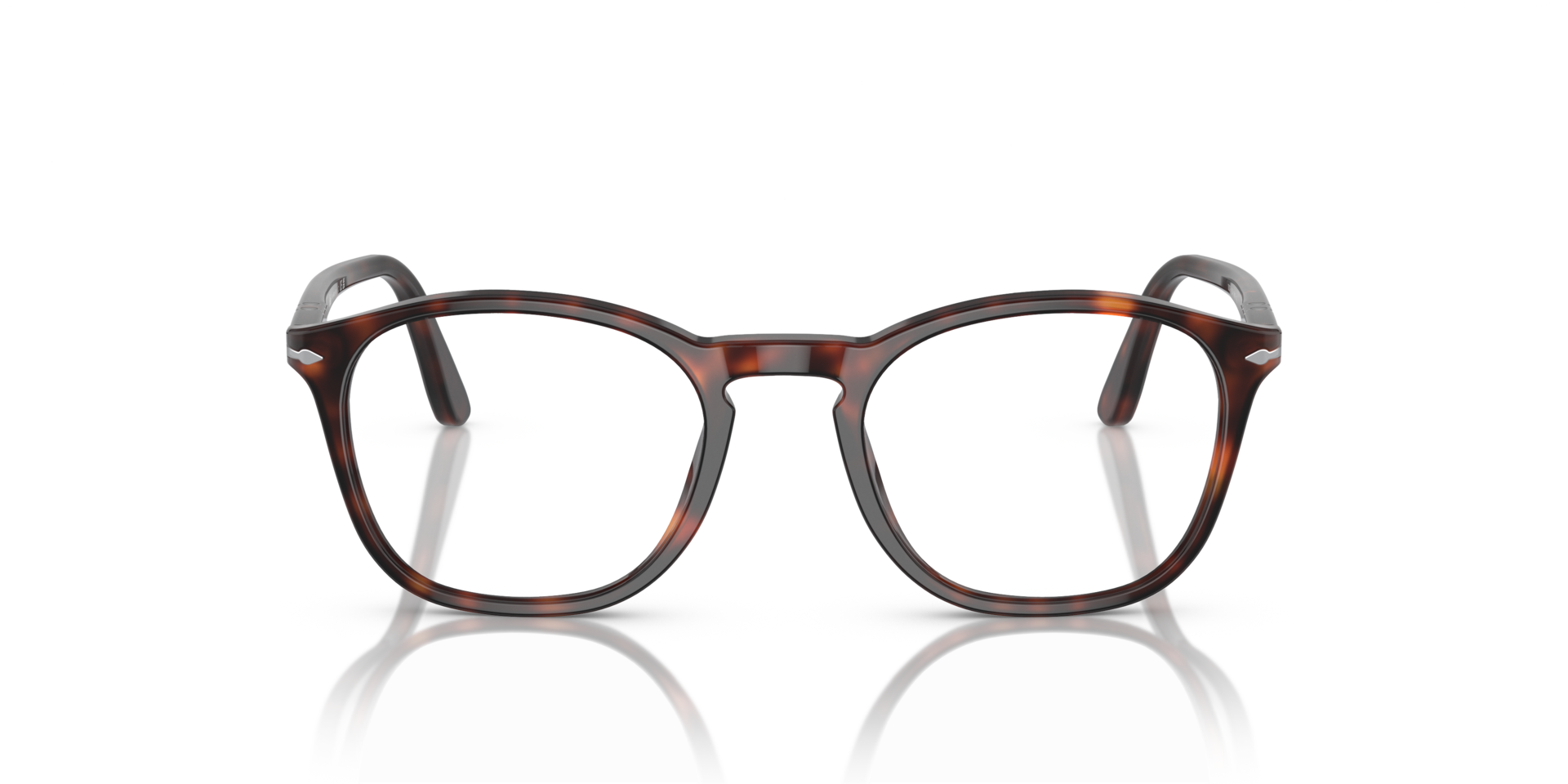 PO3007V Havana AcetaatEyeglass Frames van B24, Vooraanzicht
