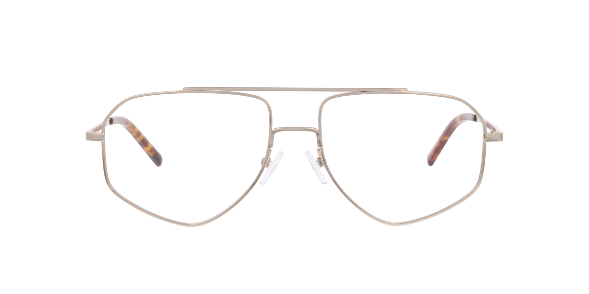 Zaviero Gold TitanEyeglass Frames von B24, Vorderansicht